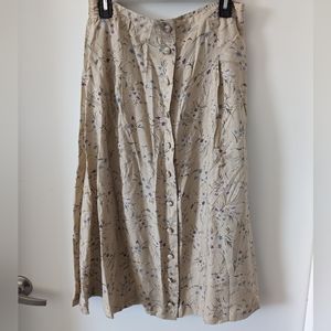 DONATING TONIGHT Possibly Vintage Floral Skirt